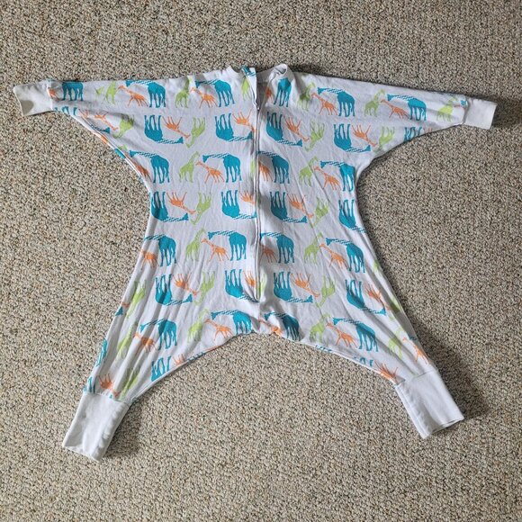 Flying Squirrel Zippadee Zip Sleeping Baby size 2/3T Giraffes - Picture 1 of 7